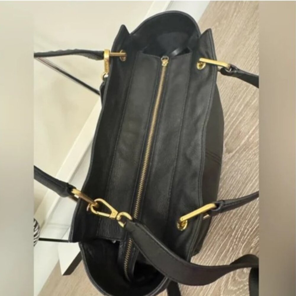 Cole Haan Black Leather Bag, Crossbody Strap - Picture 12 of 12